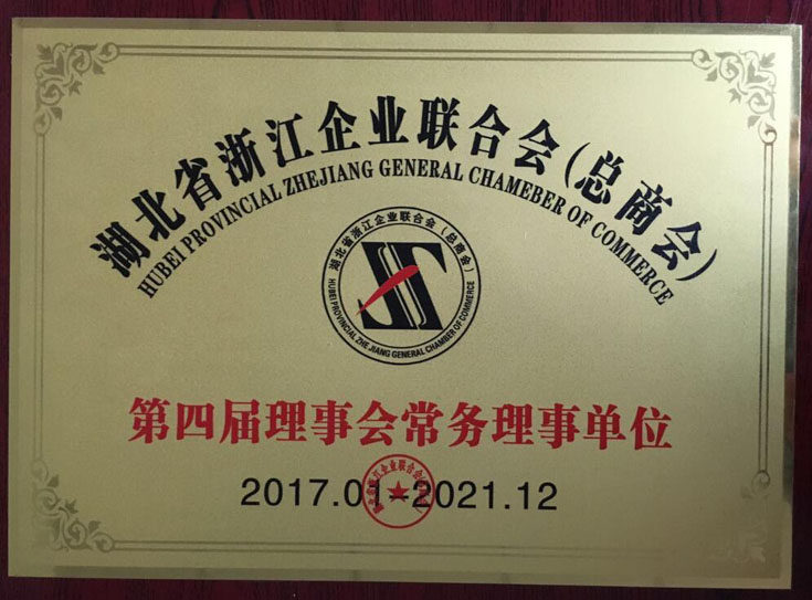 湖北省浙江企业联合会（总商会）第四届理事会常务理事单位